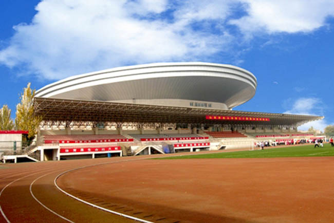 锡林格勒盟体育场看台网架工程