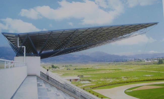 锡林格勒盟体育场看台网架工程